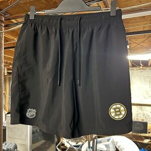 Boston Bruins Fanatics Authentic Pro Tech Shorts - Black Large NWOT